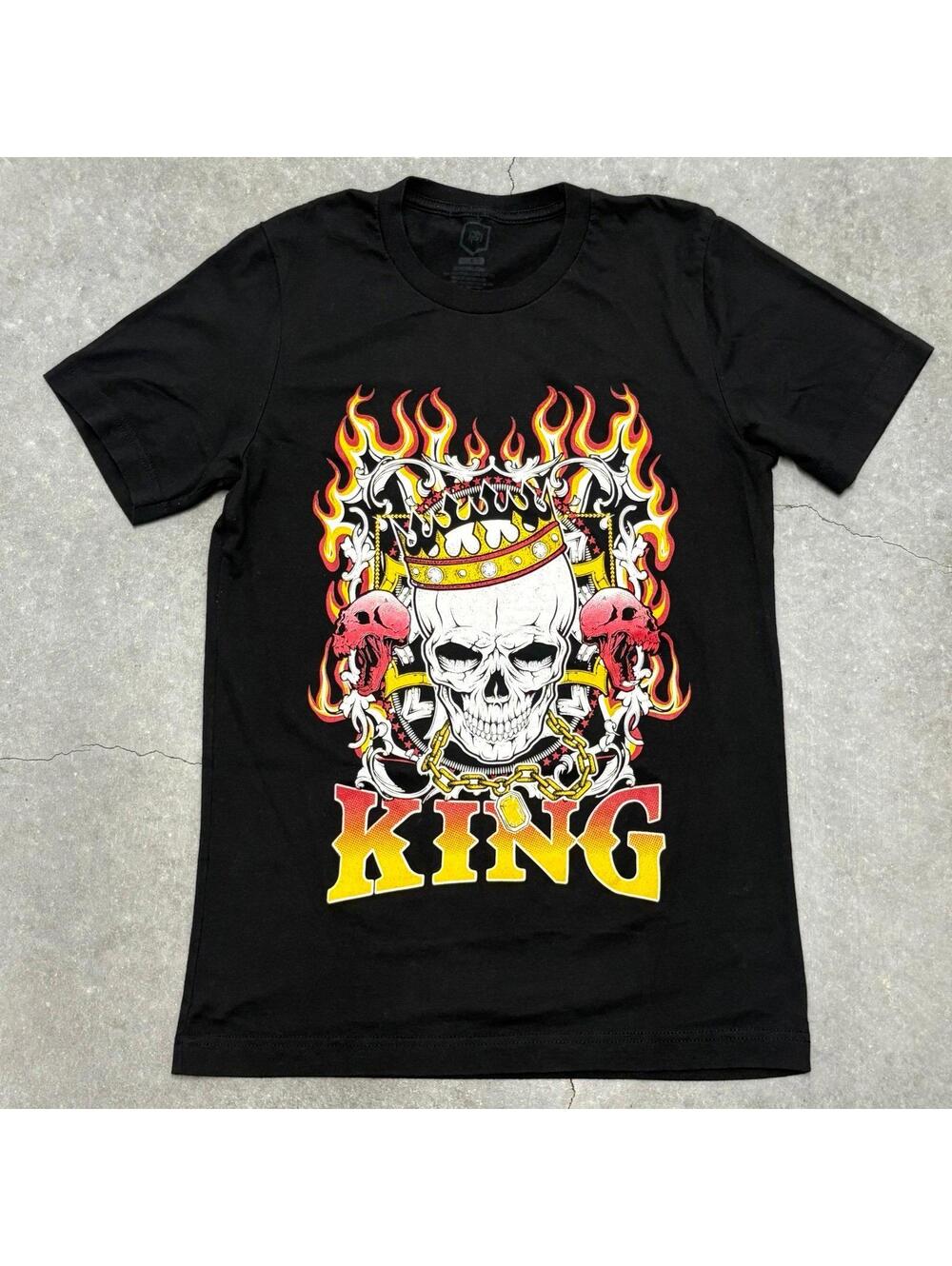 Redcon1 King Flame Skull T Shirt